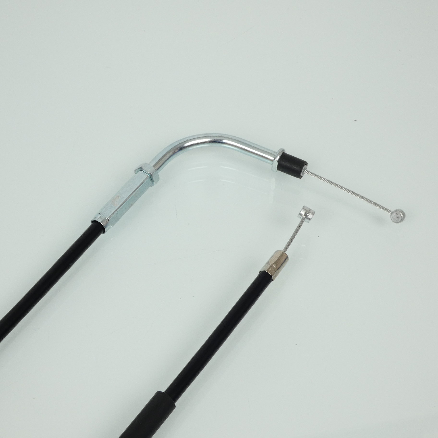 Câble d'accélérateur Teknix pour Moto Yamaha 650 XS 1976 à 1981 113cm / 105cm Neuf
