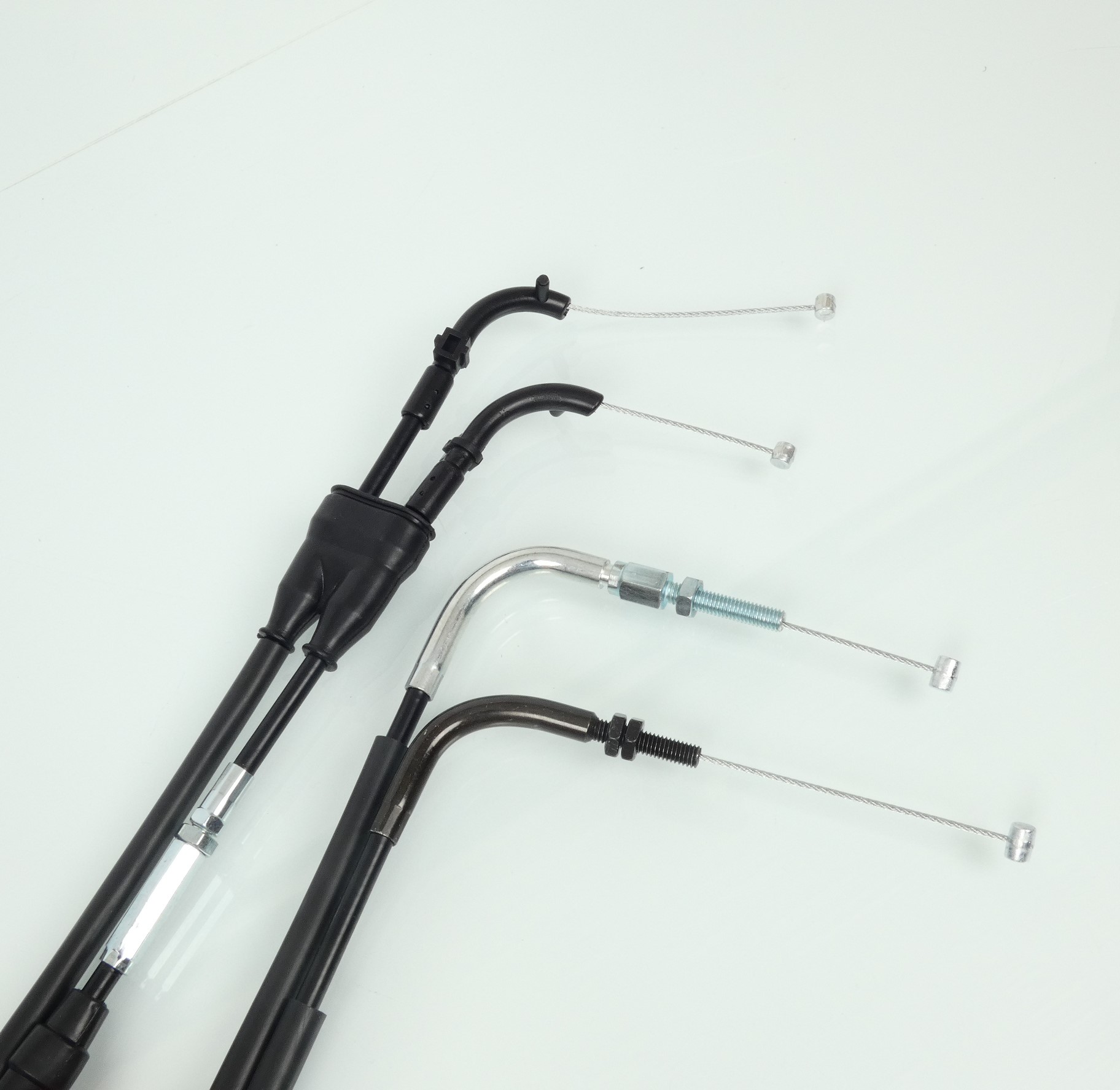 Câble d'accélérateur Teknix pour Moto Yamaha 1300 XJR 2002 à 2006 109cm / 95cm Neuf