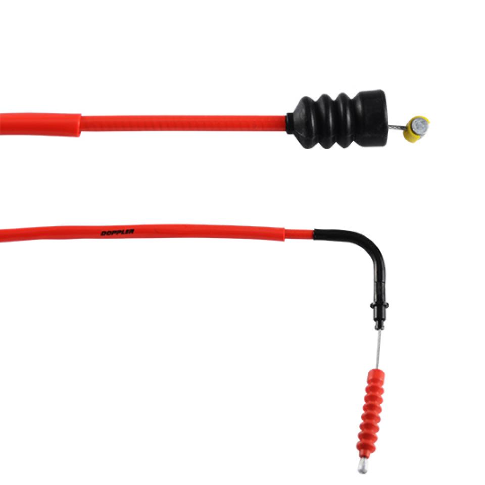 Câble d'embrayage Doppler rouge fluo pour moto Rieju 50 MRT 2009 à 2017 Neuf