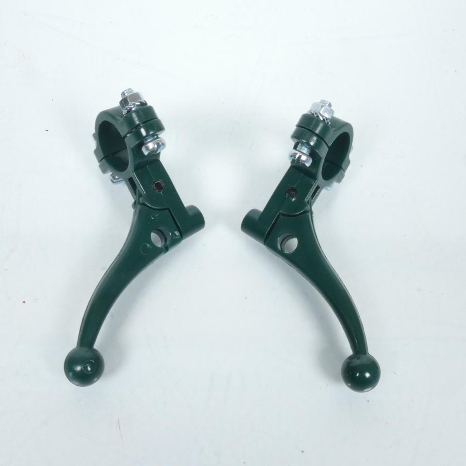Kit poignée mini Targa vert foncé kaki cocotte/levier Lusito pour mobylette