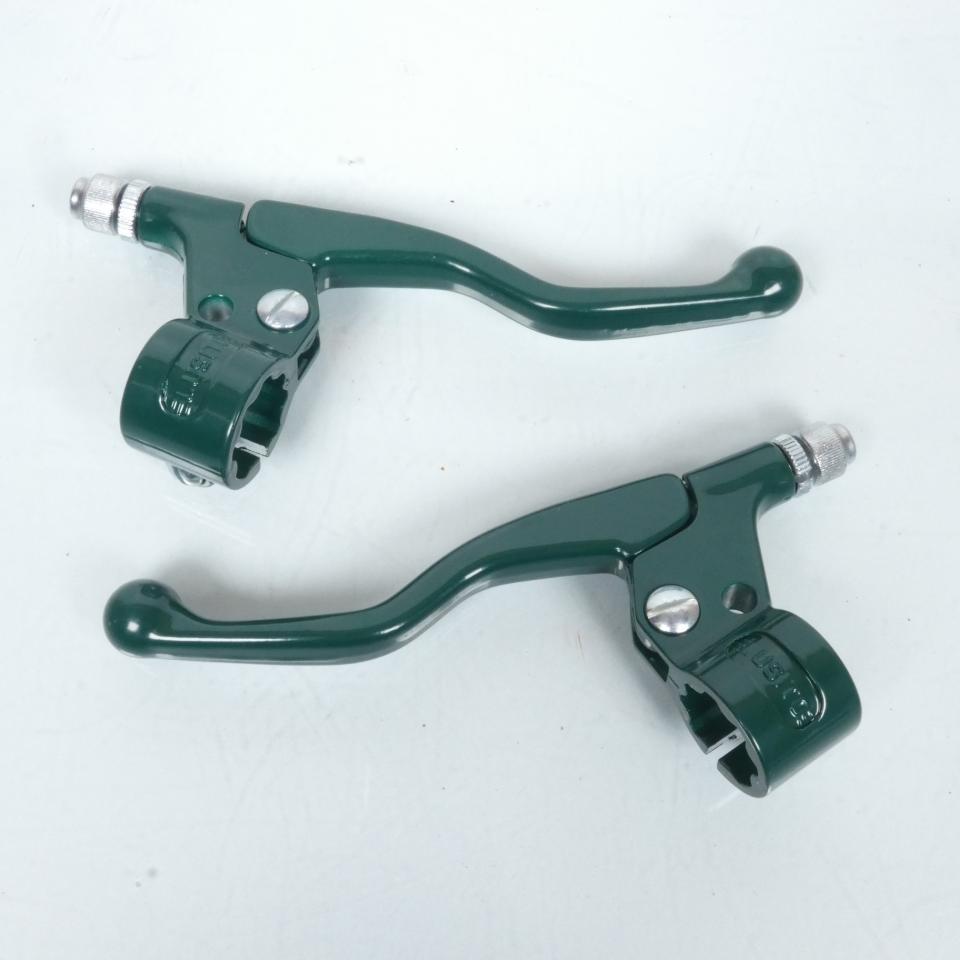Kit poignée mini Targa vert foncé kaki cocotte/levier Lusito pour mobylette