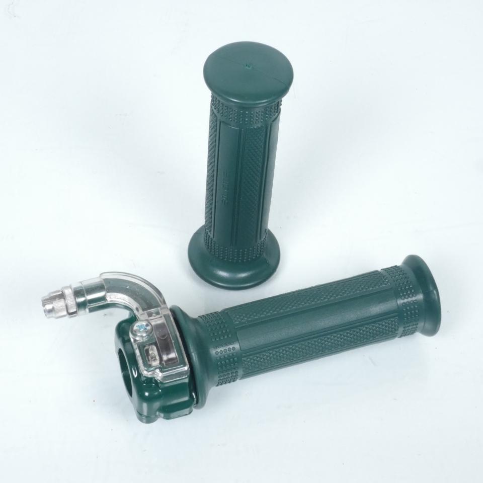 Kit poignée mini Targa vert foncé kaki cocotte/levier Lusito pour mobylette