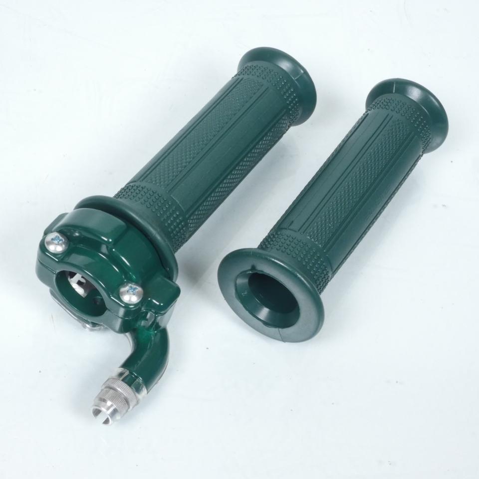 Kit poignée mini Targa vert foncé kaki cocotte/levier Lusito pour mobylette