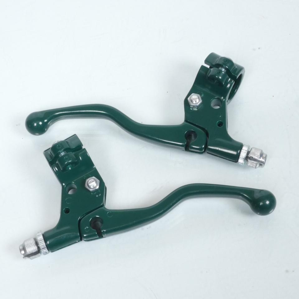 Kit poignée mini Targa vert foncé kaki cocotte/levier Lusito pour mobylette