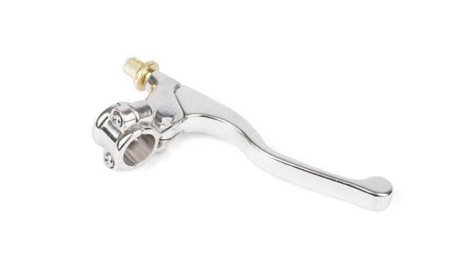 Cocote support levier frein droit court aluminium poli pour moto quad cyclomoteur