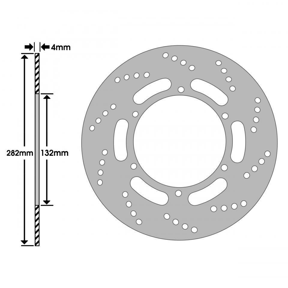 Disque de frein avant Newfren pour Moto Yamaha 50 TZR 2004 à 2020 Neuf