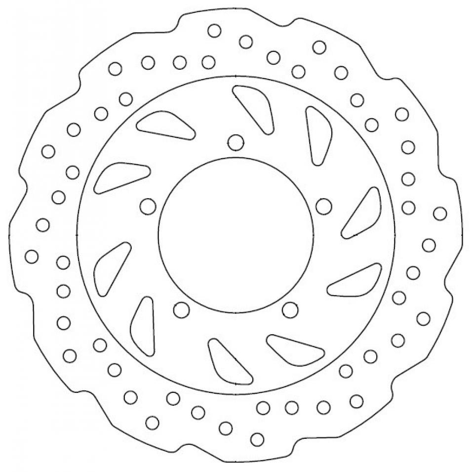 Disque de frein avant Ferodo pour scooter MBK 125 Nxc Flame X 2007 à 2015 Ø245x82x4mm / AV / FMD0474R Neuf