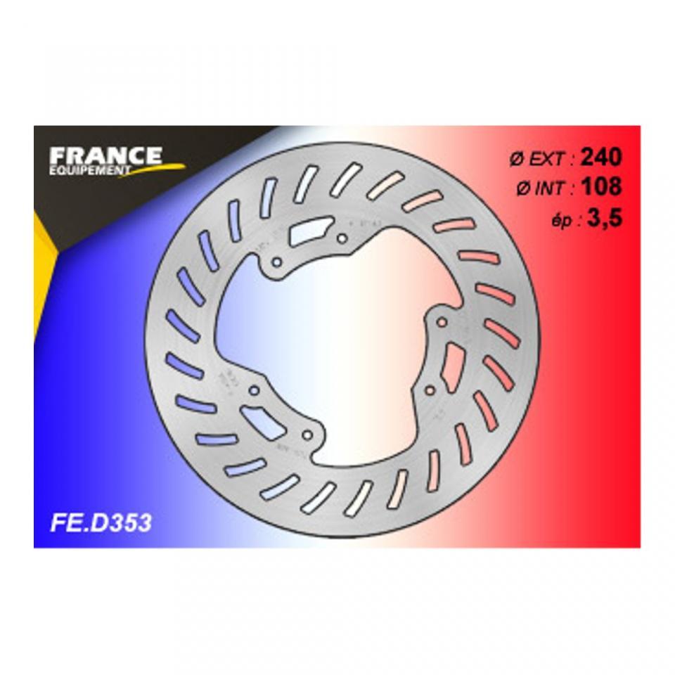 Disque frein avant FE pour moto Peugeot 50 XPS 2003 à 2006 Ø240x108x3.5mm Neuf