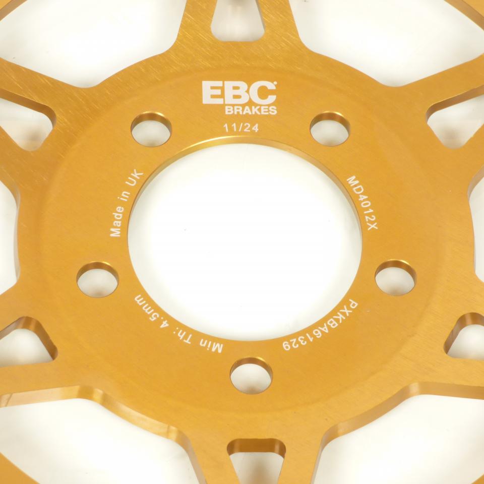 Disque de frein avant EBC pour Moto Kawasaki 900 Zx-9 R Ninja 2000 à 2001 Ø310X61X5mm / AVG / AVD Neuf