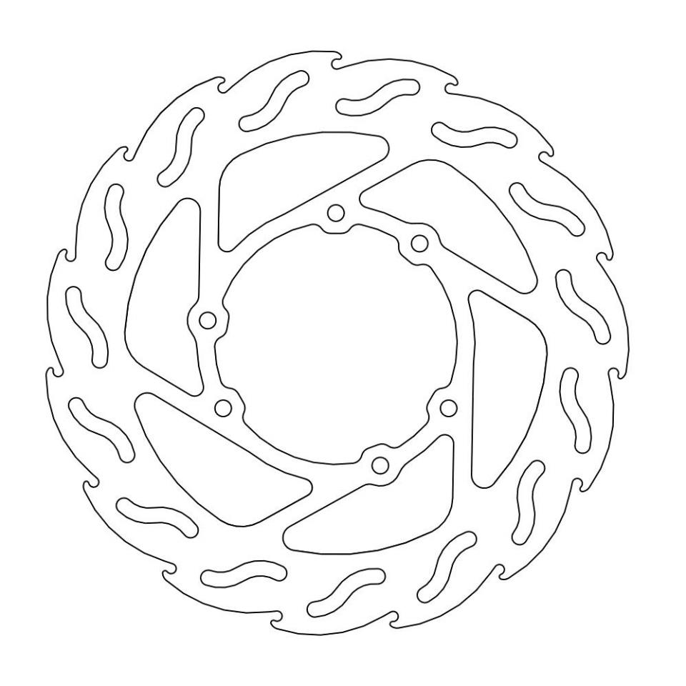 Disque de frein avant pour  