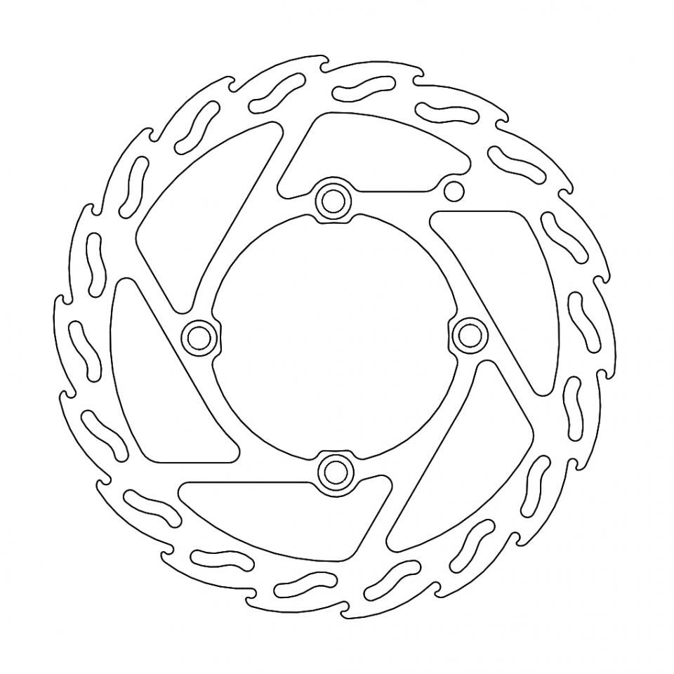 Disque de frein avant pour  