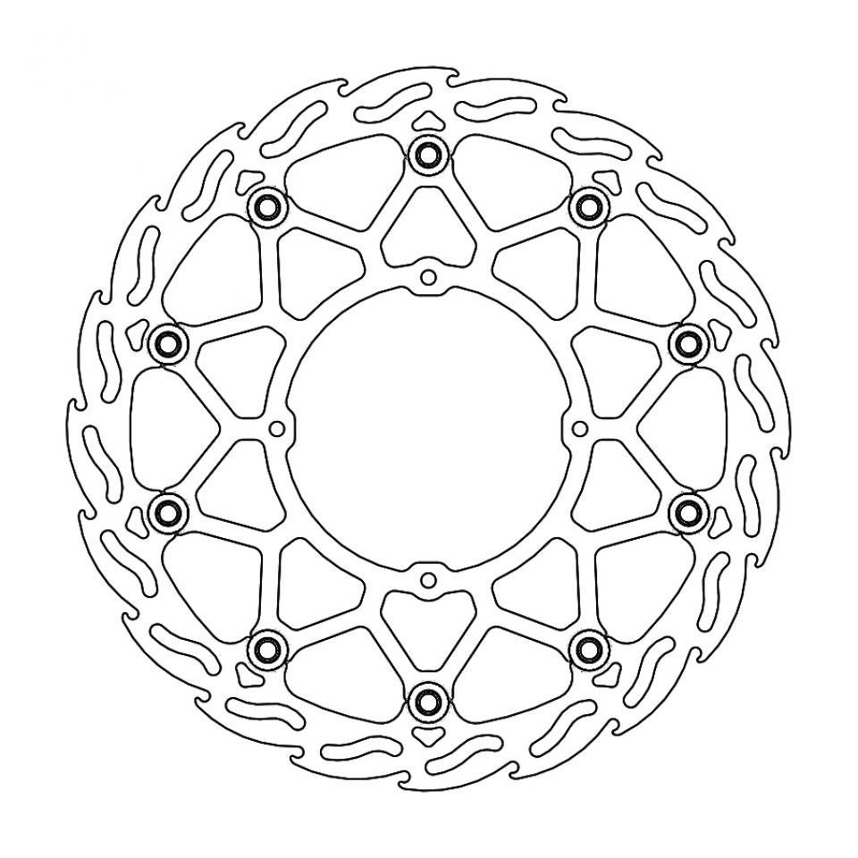 Disque de frein avant pour  