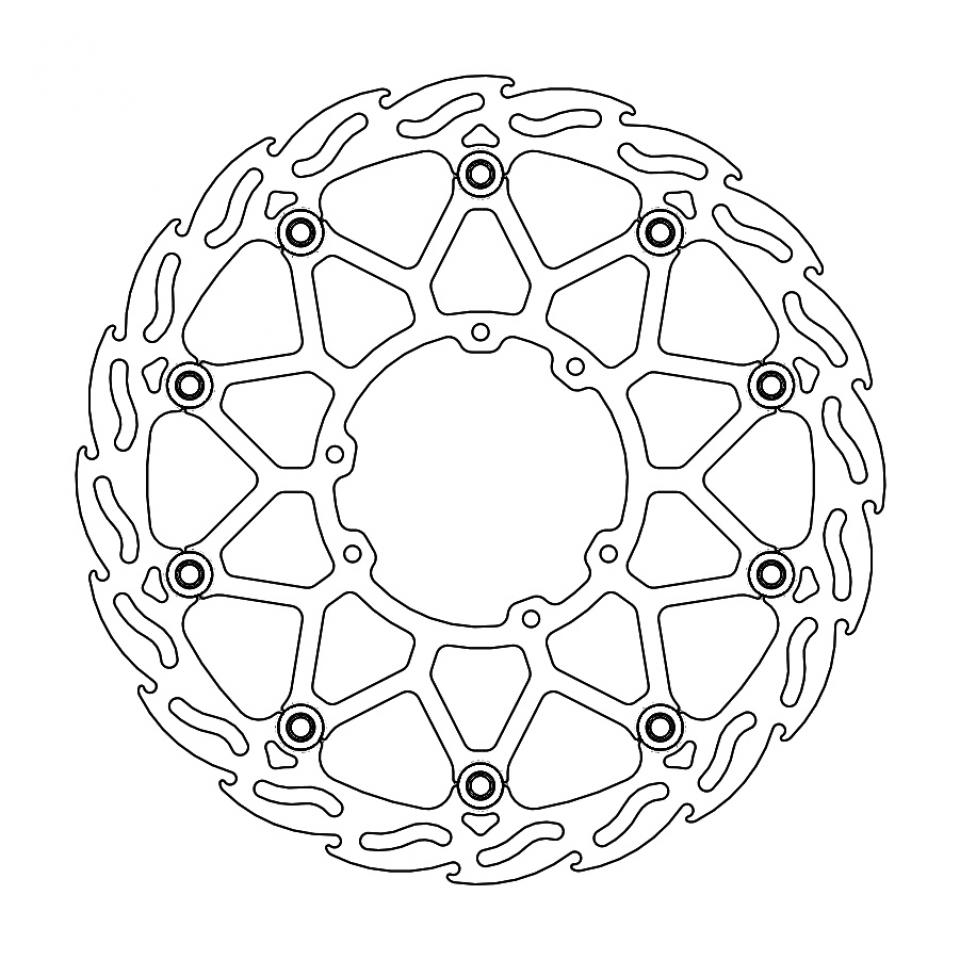 Disque de frein avant pour  