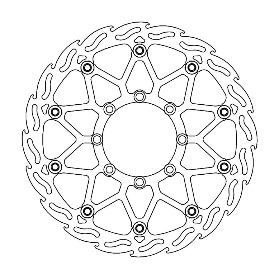 Disque de frein avant pour  