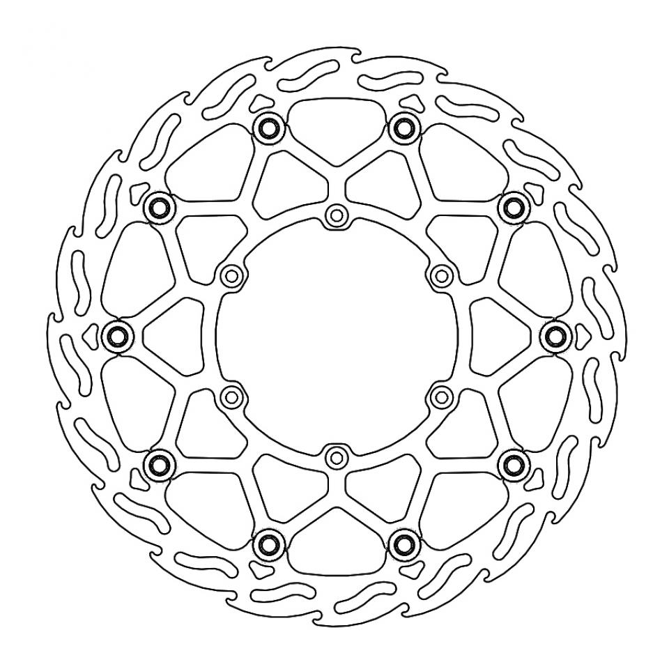 Disque de frein avant pour  