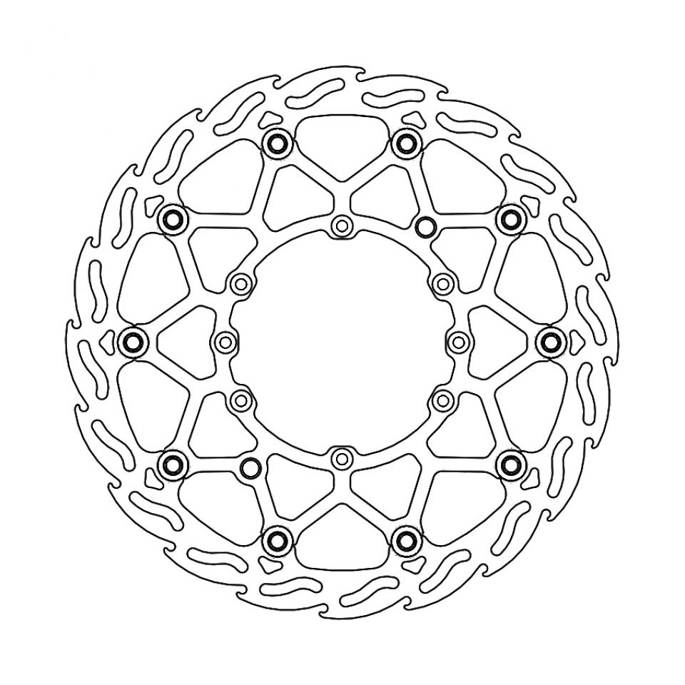Disque de frein avant pour  