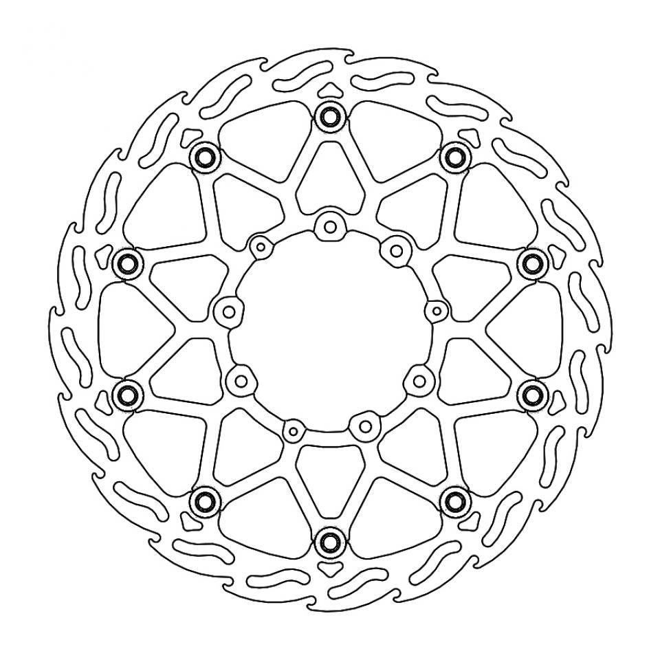 Disque de frein avant pour  