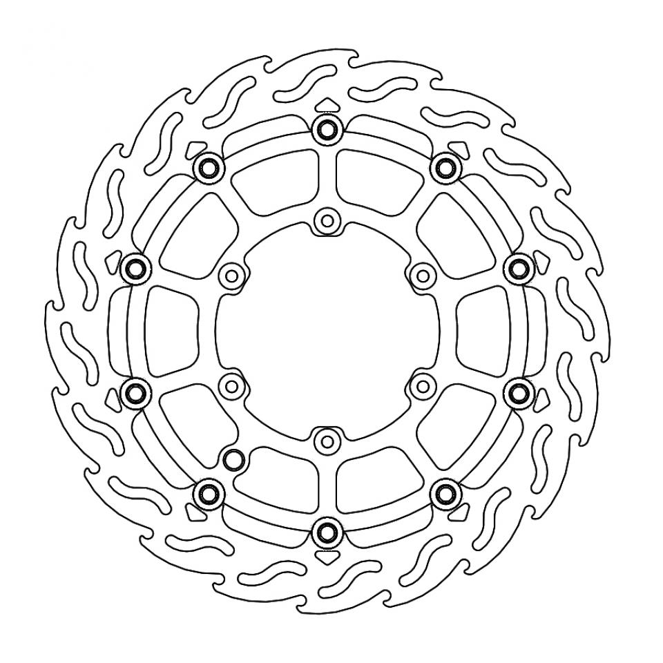 Disque de frein avant pour  