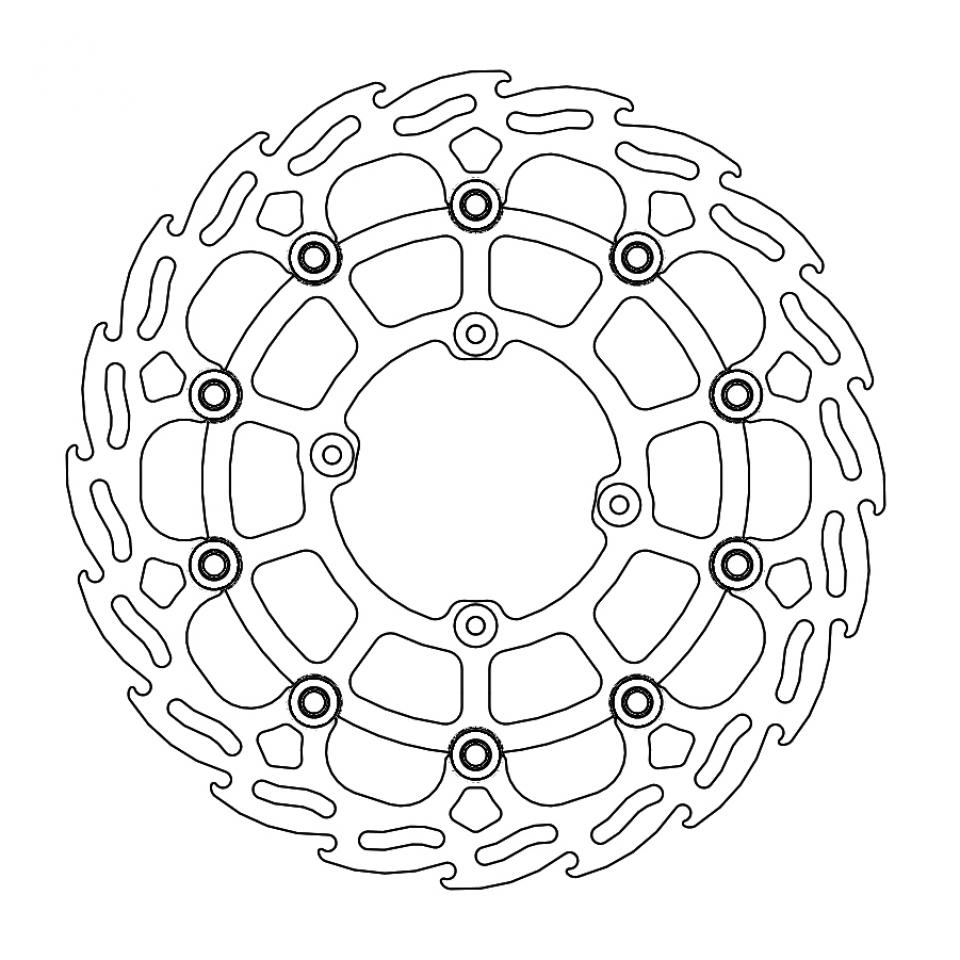 Disque de frein avant pour  