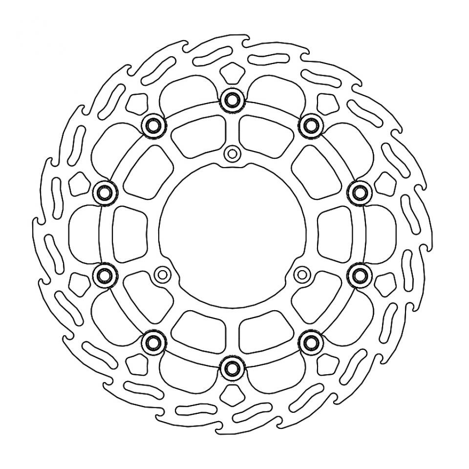 Disque de frein avant pour  