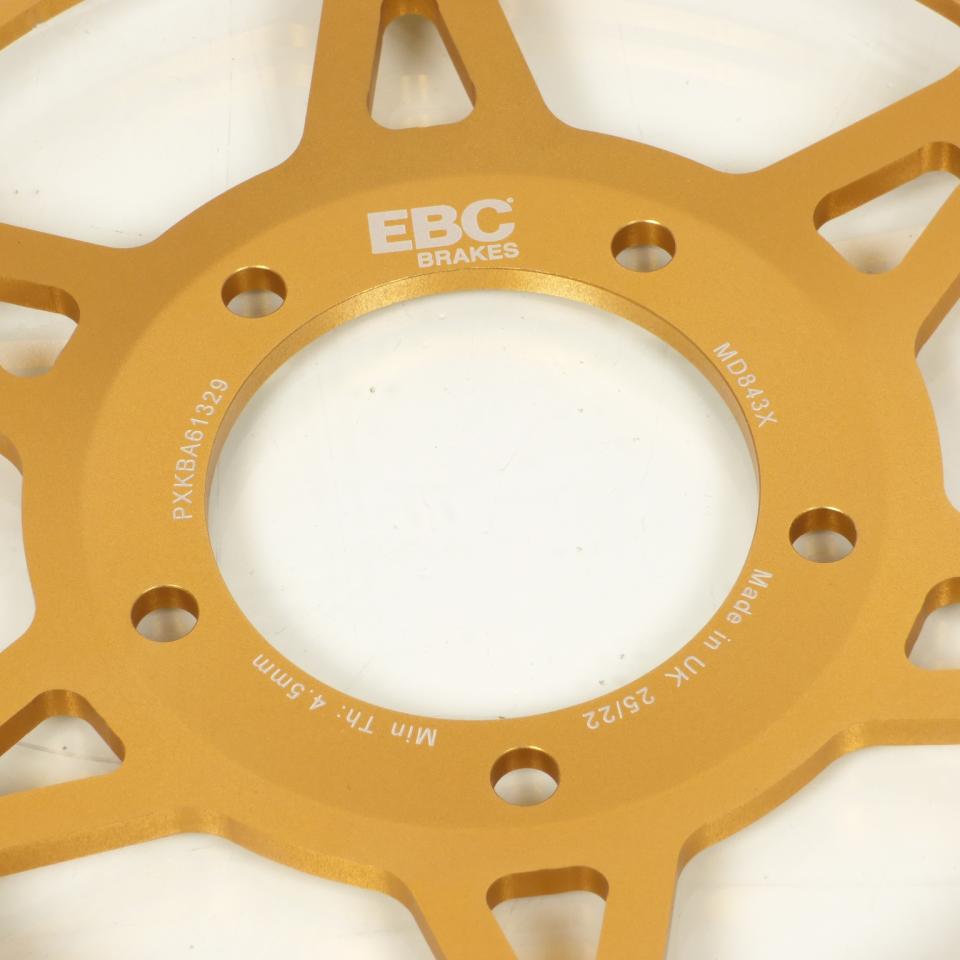 Disque de frein AV EBC pour moto Ducati 1100 MONSTER S ABS 2009-2010 320x72x5 MD843X