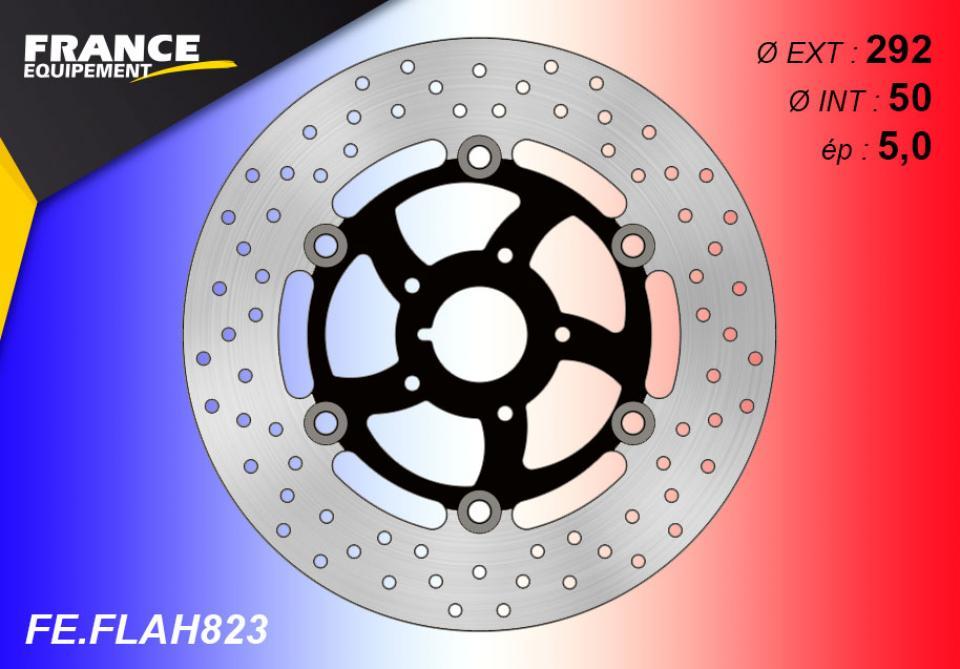 Disque de frein avant France Equipement pour Moto Harley Davidson 883 XLH Sportster 1984 à 1999 292X50X5mm Neuf