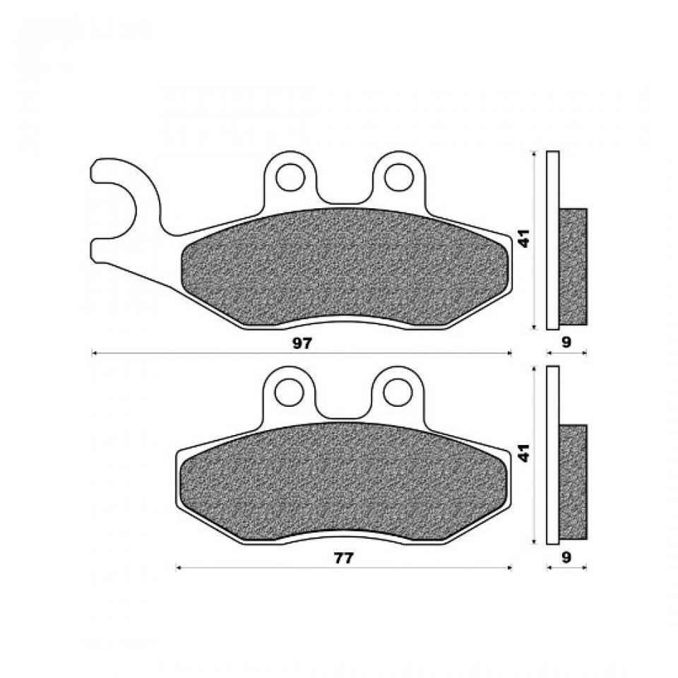 Kit disque de frein avant One pour scooter Gilera 250 Nexus Eu3 2006 à 2007 Neuf