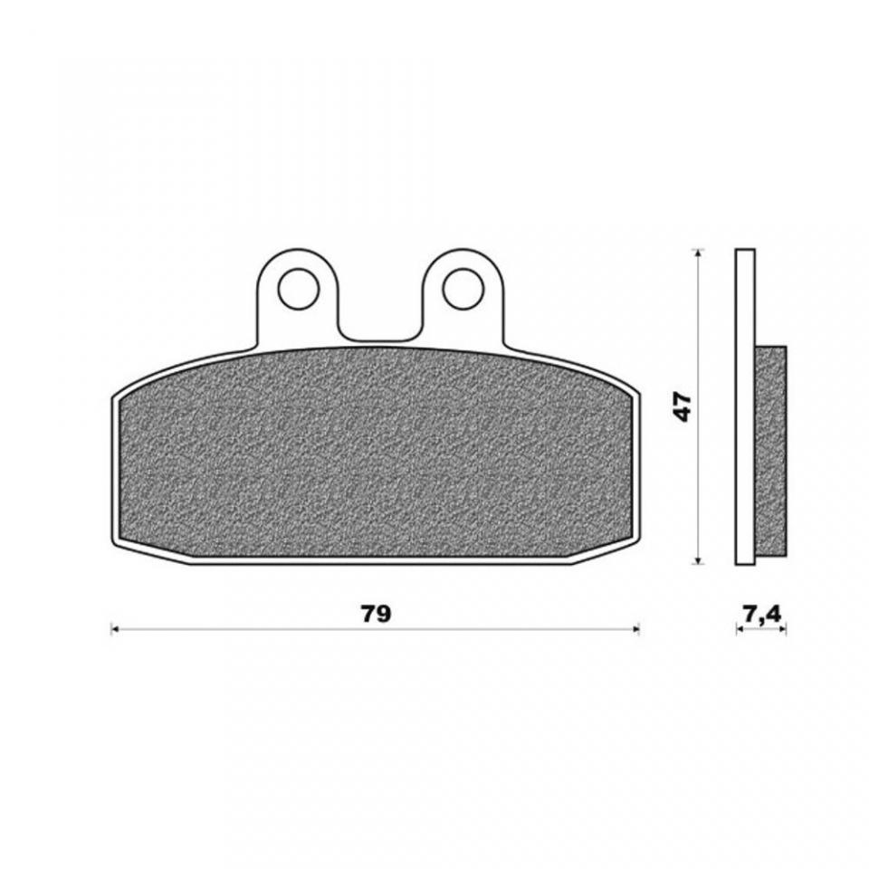 Kit disque frein avant One pour scooter Aprilia 125 Scarabeo Rotax 1999 à 2004