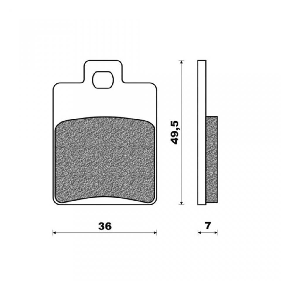 Kit disque frein avant One pour scooter Piaggio 150 Liberty Moc 4T 2009 à 2013