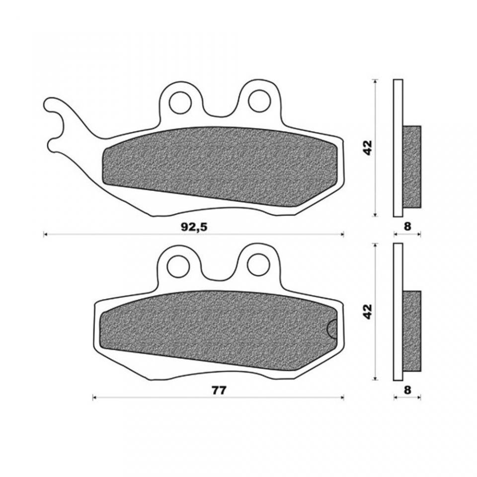 Kit disque de frein avant One pour scooter Gilera 50 Runner 1997 à 2000 561714