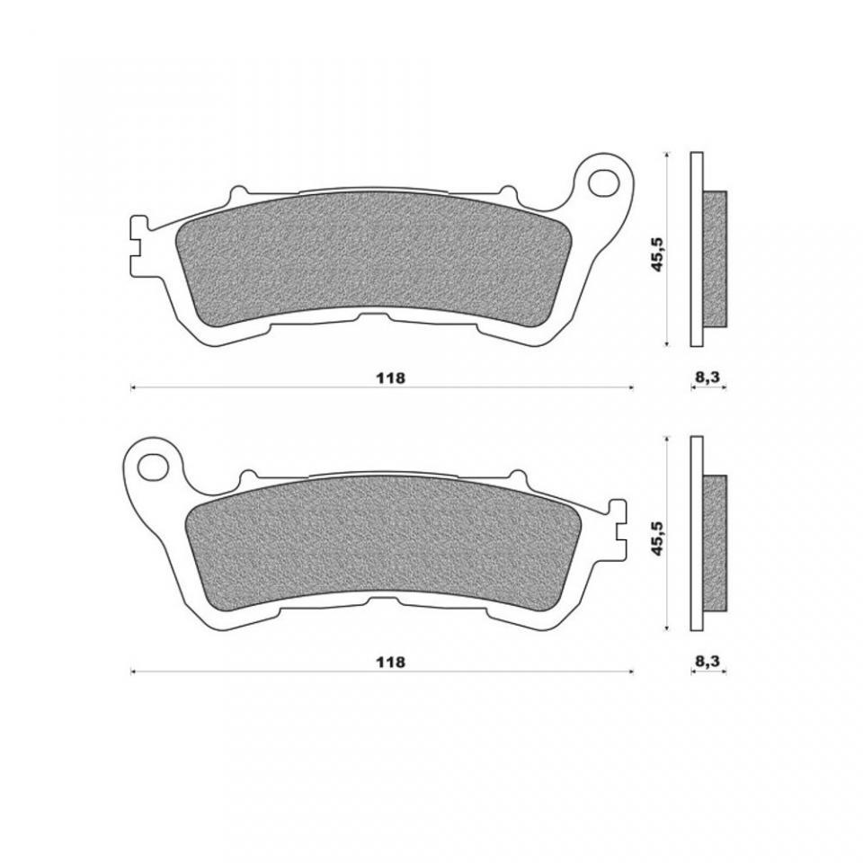 Kit disque de frein avant One pour scooter Honda 300 SH I 2007 à 2012 Neuf