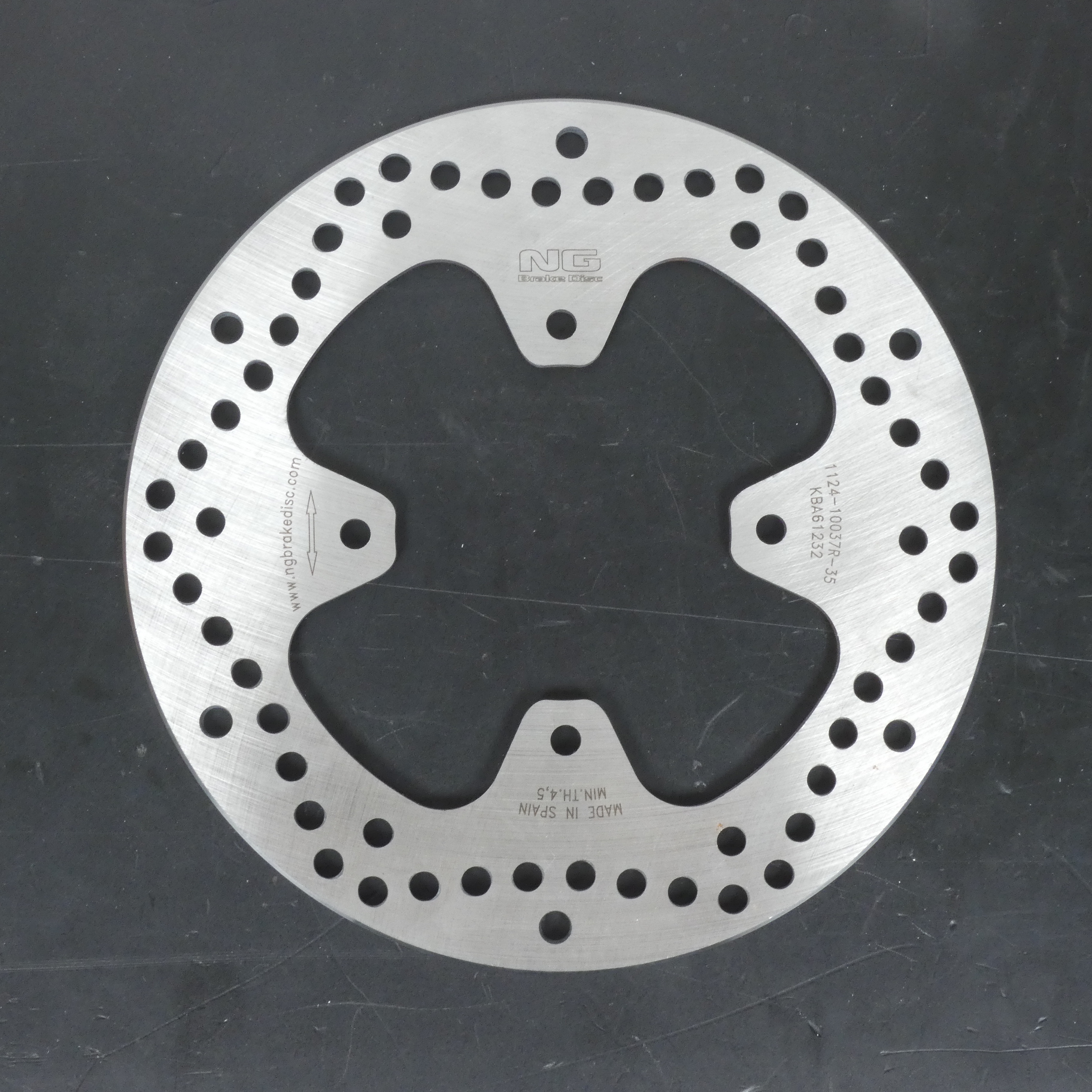 Disque de frein arrière NG Brakes pour Scooter Yamaha 300 Versity 2003 à 2006 Neuf