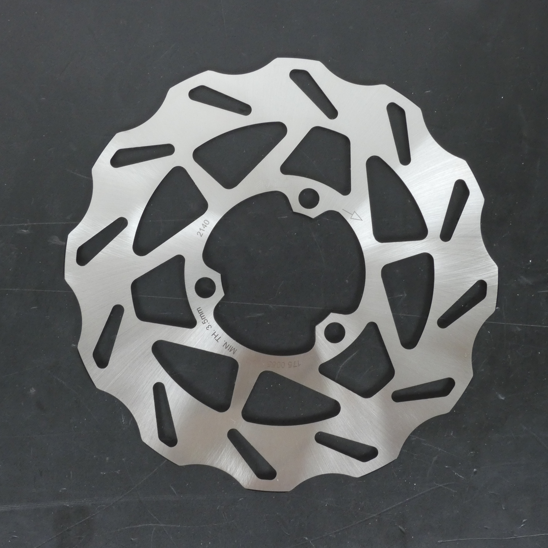 Disque de frein arrière Polini pour Moto HM 50 CRE Baja 2001 à 2006 Neuf
