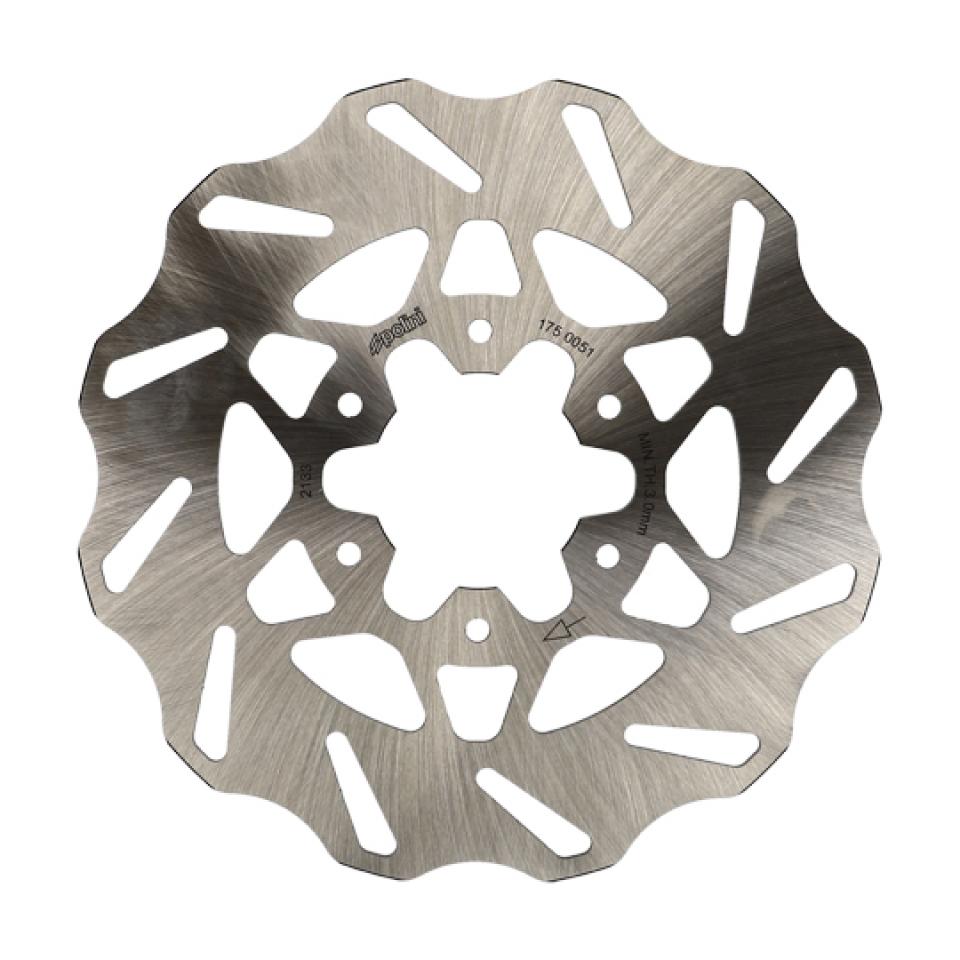 Disque de frein arrière Polini pour Moto Derbi 50 Senda Sm Drd Racing 2006 à 2010 Neuf