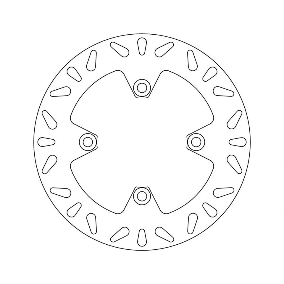 Disque de frein arrière Newfren pour Moto Kawasaki 600 ZZR 1993 à 2020 Neuf