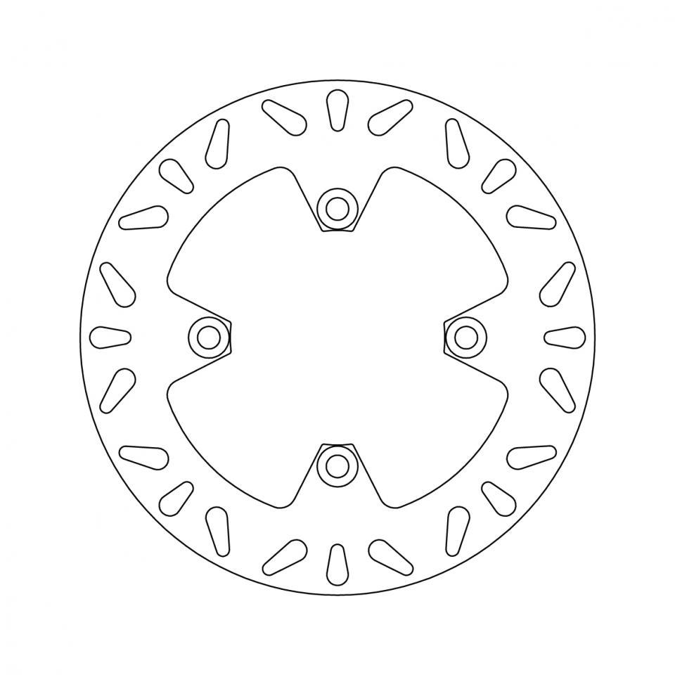 Disque de frein arrière Newfren pour Moto Kawasaki 600 ZZR 1993 à 2020 Neuf