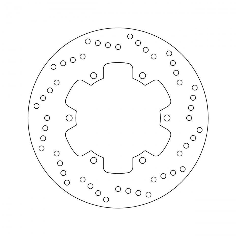 Disque de frein arrière Newfren pour Moto Yamaha 600 FZS Fazer SP 2000 à 2003 Neuf