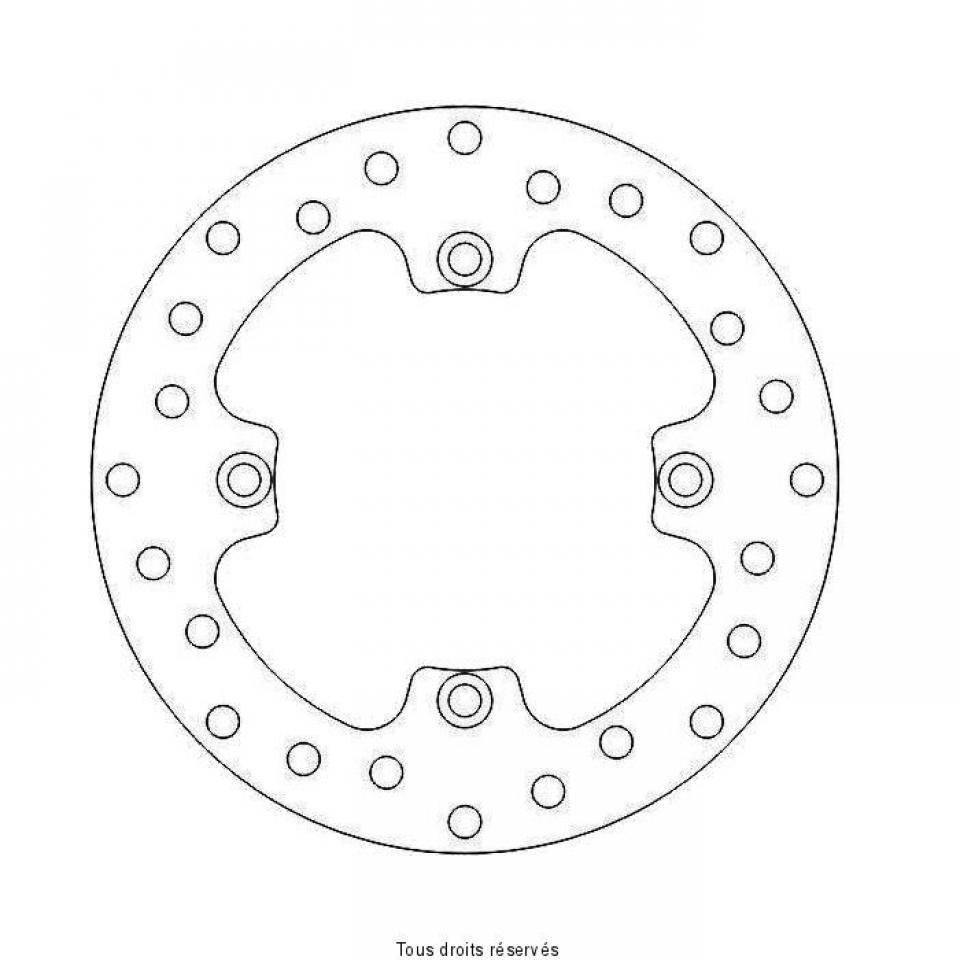 Disque de frein arrière Sifam pour Moto Husqvarna 125 CR 2000 à 2004 Ø220X112X4mm / AR Neuf