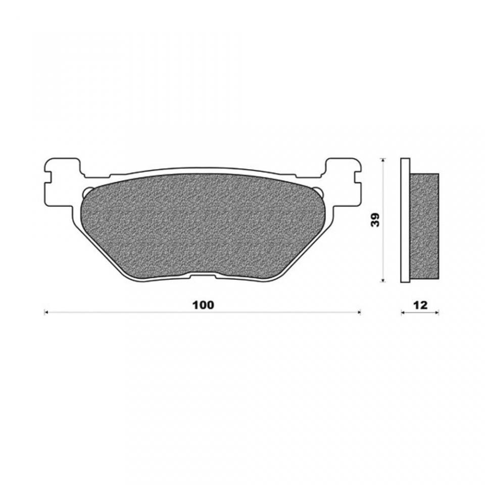 Kit disque de frein arrière One pour scooter Yamaha 500 Tmax 2001 à 2003 Neuf