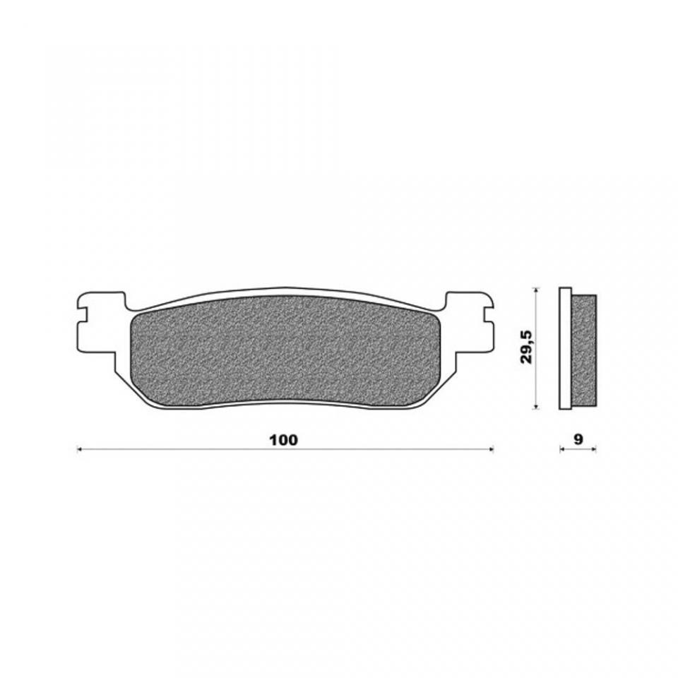 Kit disque de frein arrière One pour scooter Yamaha 250 Yp Majesty 2000 à 2003