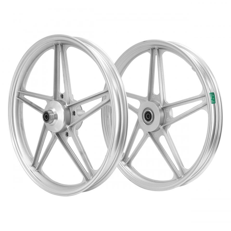 Jantes à bâtons grise 17x1.6 pouces type Bernardi pour Peugeot 103 Vogue Neuf