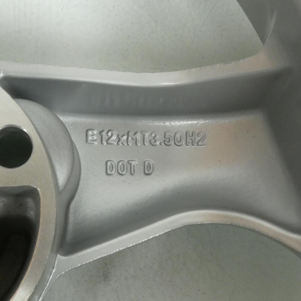 Jante AV ou AR pour scooter Peugeot 50 Speedfight 2 2000-08 761844B2 3.5x12 Gris