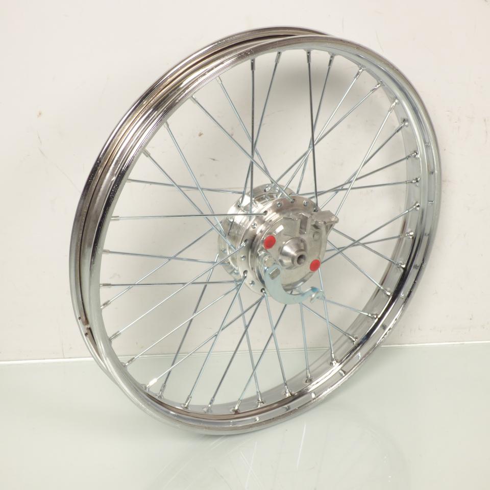 Paire de jantes à rayons AV/AR 17x1.5 pour mobylette Peugeot 103 cyclomoteur