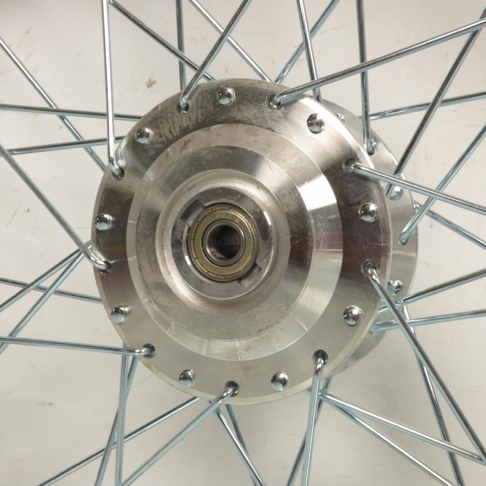 Paire de jantes à rayons AV/AR 17x1.5 pour mobylette Peugeot 103 cyclomoteur