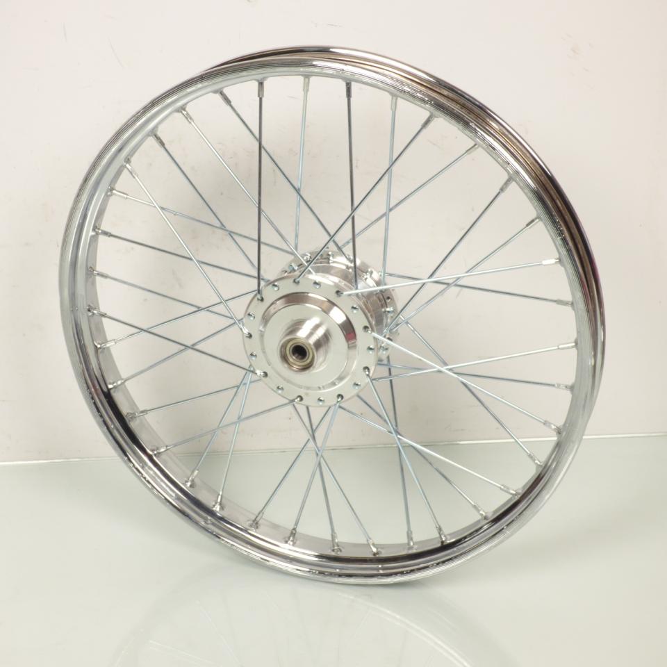 Paire de jantes à rayons AV/AR 17x1.5 pour mobylette Peugeot 103 cyclomoteur