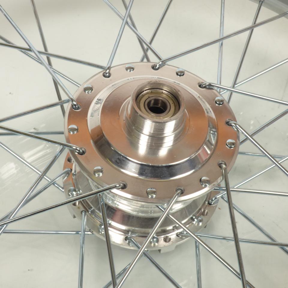 Paire de jantes à rayons AV/AR 17x1.5 pour mobylette Peugeot 103 cyclomoteur