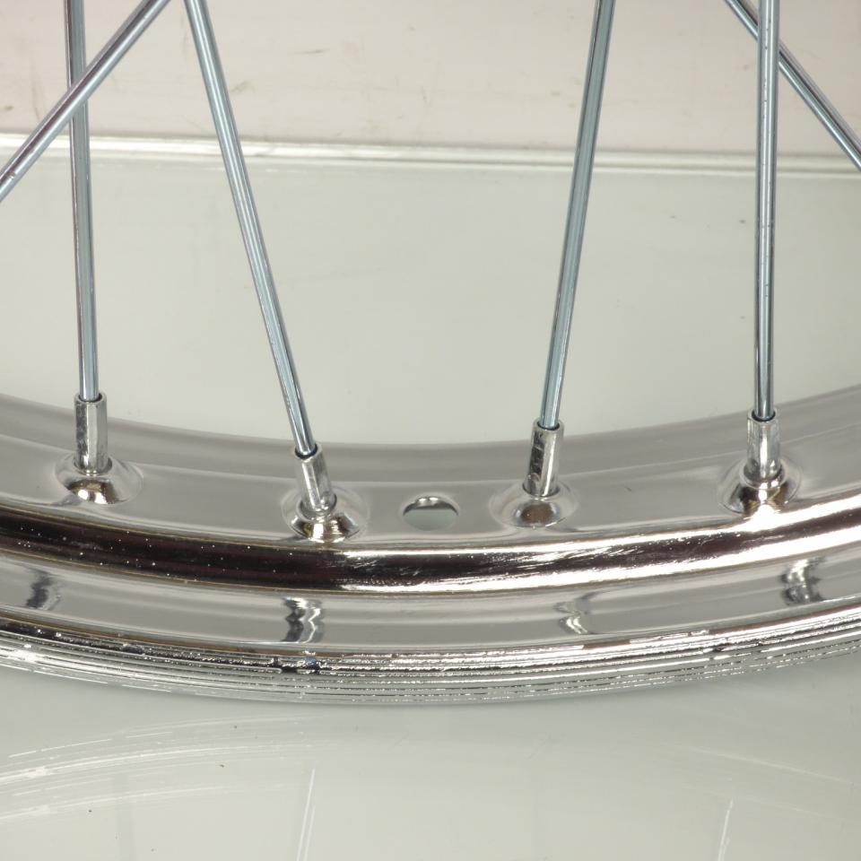 Paire de jantes à rayons AV/AR 17x1.5 pour mobylette Peugeot 103 cyclomoteur