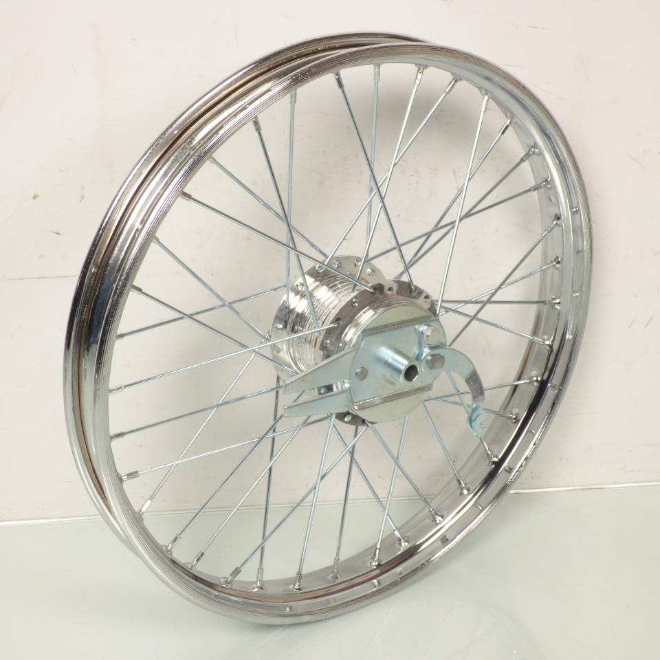 Paire de jantes à rayons AV/AR 17x1.5 pour mobylette Peugeot 103 cyclomoteur