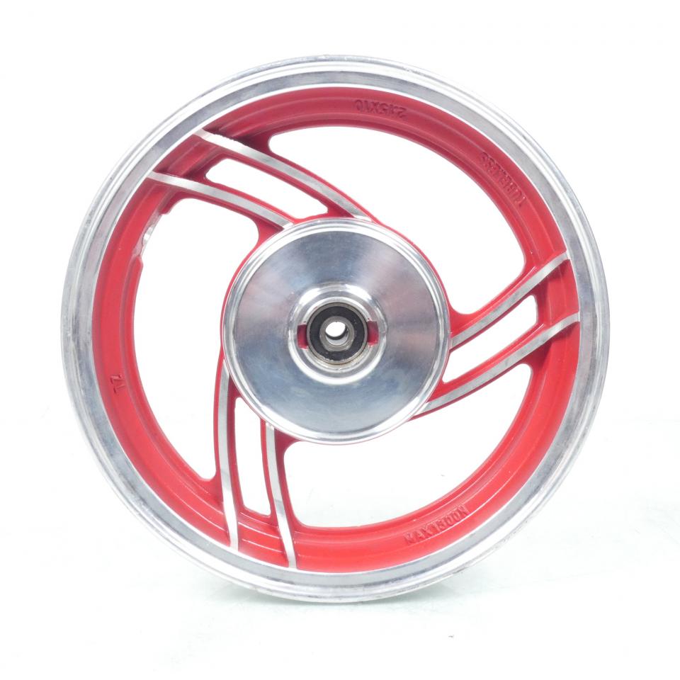 Jante avant pour scooter Chinois 50 MAX1300N 2.15X10 ZL Rouge Neuf en destockage