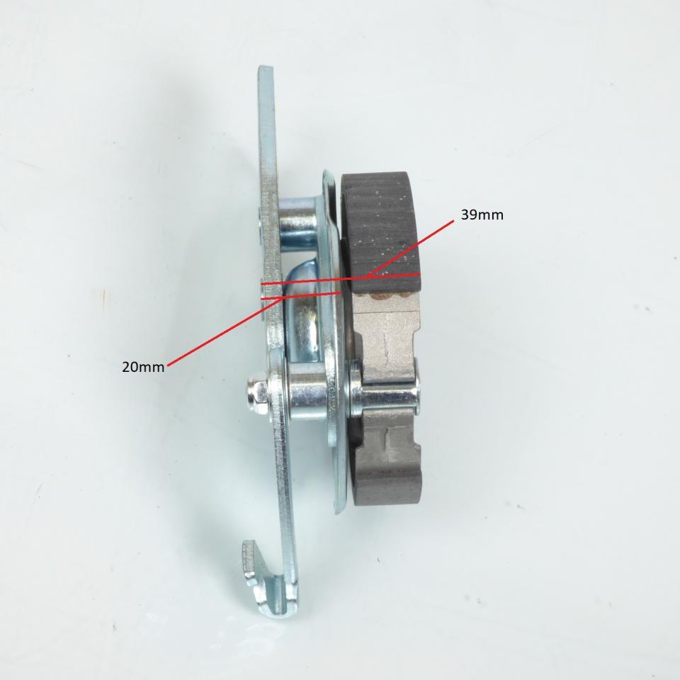 Tambour flasque de frein arrière Grimeca Ø90x17 pour mobylette Peugeot 103 MVL 